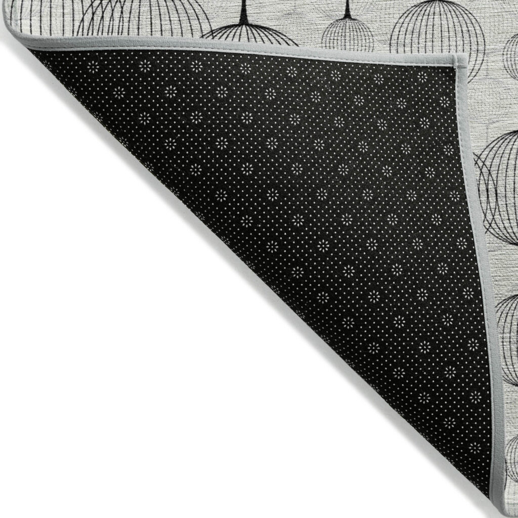 10' X 14' Graphite Gray And Silver Geometric Washable Indoor Outdoor Area Rug