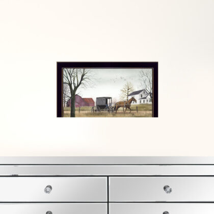 Goin To Market Black Framed Print Wall Art