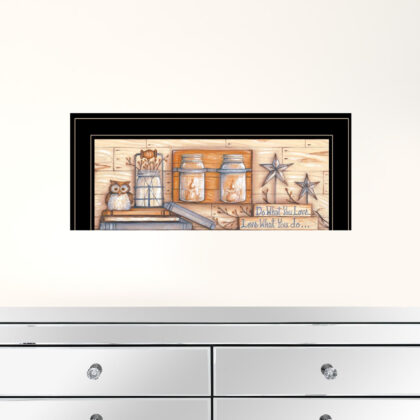 Do What You Love 2 Black Framed Print Wall Art