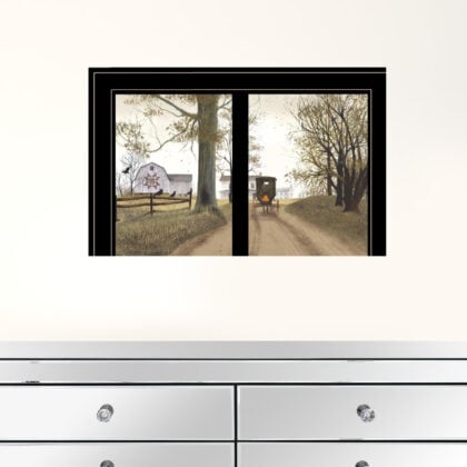 Heading Home 2 Black Framed Print Wall Art