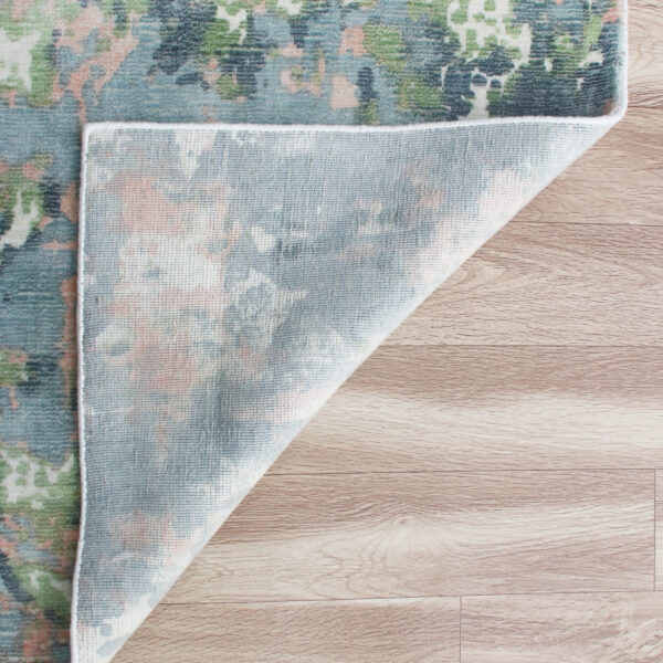 9' x 12' Gray and Yellow Abstract Hand Loomed Area Rug
