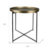 Gold Metal Tray Top Table