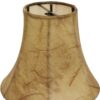 5" Antique Parchment Set of 6 Empire Slanted Chandelier Lampshades
