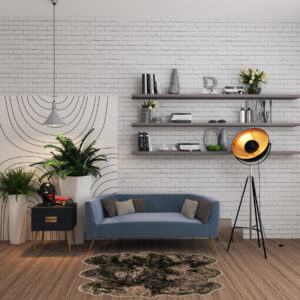 5' X 6' Chocolate Wool Sheepskin Handmade Area Rug