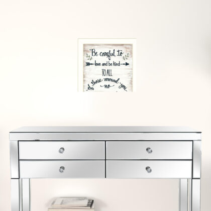 Set Of Two Great Love 2 White Framed Print Wall Art