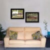 Set Of Two The Spring House 2 Black Framed Print Wall Art