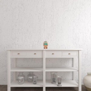 7" Wood Brown c1928 Chris Craft Triple Cockpit Medium Boat Hand Painted Decorative Boat