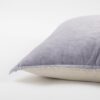 Soft Lilac Solid Pearl Beaded Edge Throw Pillow
