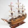 27" HMS Victory Hand Painted Ship Sculpture
