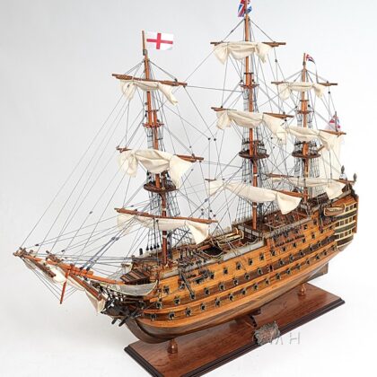 27" HMS Victory Hand Painted Ship Sculpture