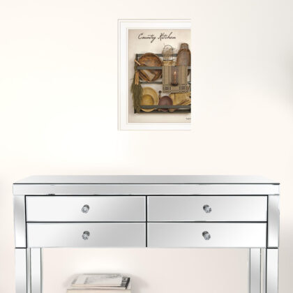 Country Kitchen 12 White Framed Print Wall Art
