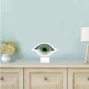 7 Multicolor Glass Art Glass Eye Centerpiece
