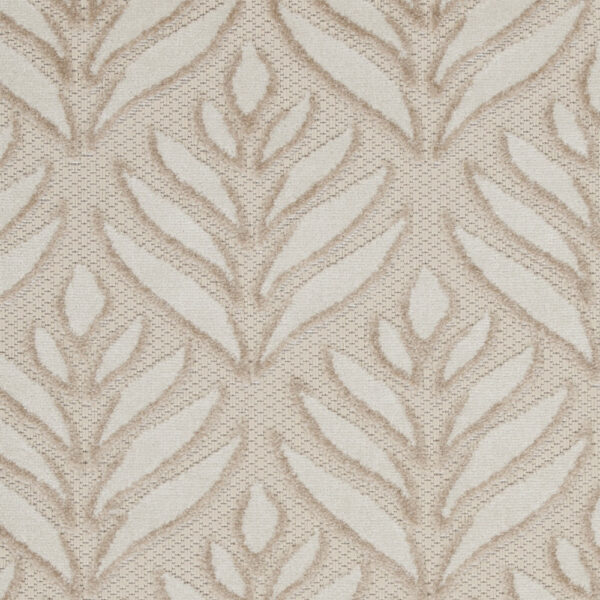 3' X 4' Gray and Ivory Floral Indoor Outdoor Area Rug