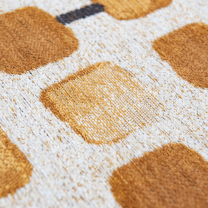 9' X 13' Brown and Beige Geometric Non Skid Area Rug