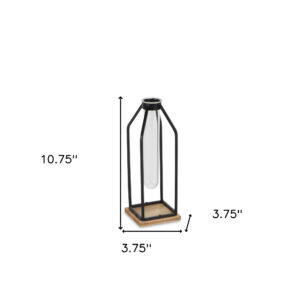 11" Black Glass Sculpture