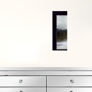 Set Of Two Winter Landscape 3 Black Framed Print Wall Art