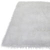 5' x 7' White Sheepskin Washable Area Rug