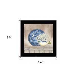 Farmhouse Blues I 1 Black Framed Print Wall Art