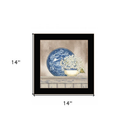 Farmhouse Blues I 1 Black Framed Print Wall Art