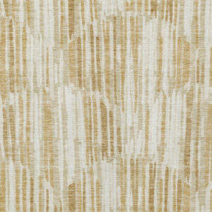 5' X 8' Gold Beige And Ivory Abstract Washable Indoor Outdoor Area Rug