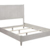Gray Solid Wood Queen Bed Frame