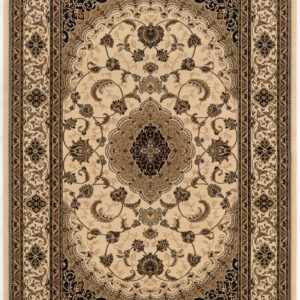 10' X 13' Cream Oriental Washable Non Skid Area Rug