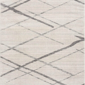 15' Gray Geometric Dhurrie Runner Rug