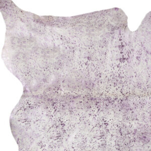 5' x 7' Gray and Pink Cowhide Hand Knotted Area Rug