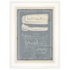 Brush Teeth 2 White Framed Print Wall Art