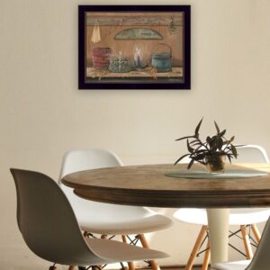 Treasures On The Shelf I 1 Black Framed Print Wall Art