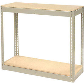 Global Industrial™ Record Storage Without Boxes 72""W x 15""D x 36""H - Gray