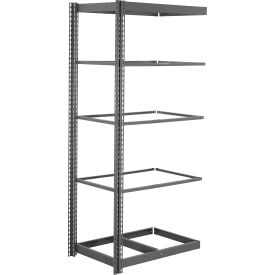 Global Industrial 5 Shelf Standard Duty Boltless Shelving Add On 36""W x 24""D x 60""H No Deck