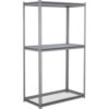 Global Industrial 3 Shelf Extra Heavy Duty Boltless Shelving Z Beam Starter 48Wx36Dx84H Wire Deck