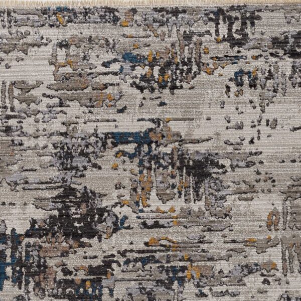 90 X 114 Ivory  Polyester Rug