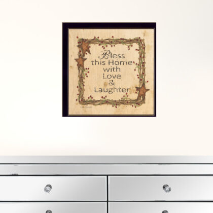 Bless This Home 2 Black Framed Print Wall Art