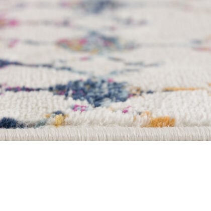 10' Cream Ikat Area Rug