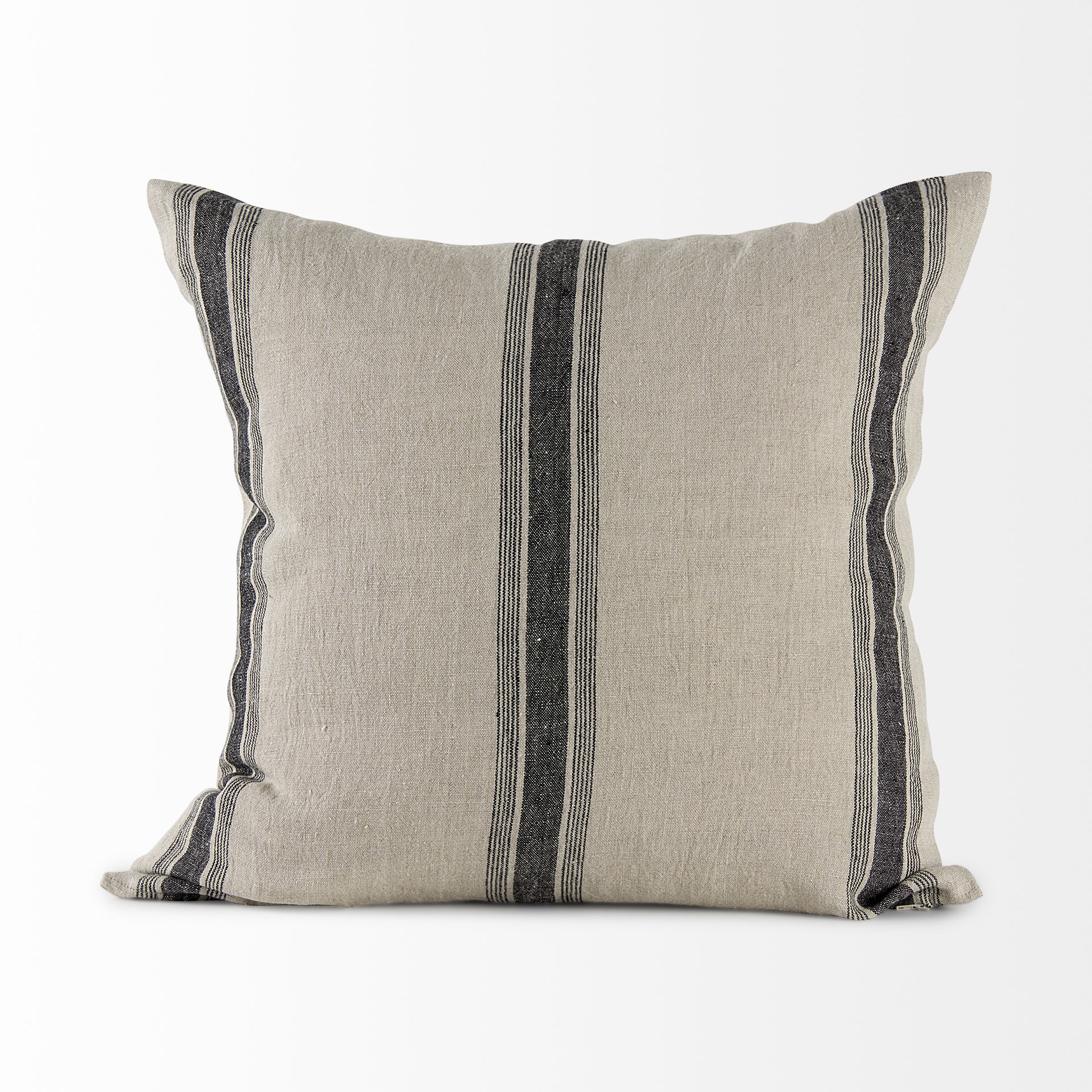 Beige And Black Striped Pillow Cover - Image 7