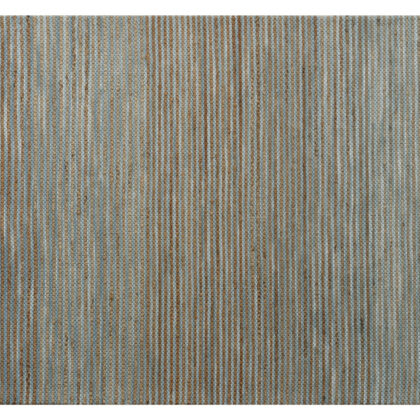 9' x 12' Blue Striped Hand Woven Area Rug