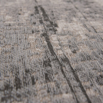 7' x 9' Gray and White Abstract Non Skid Area Rug