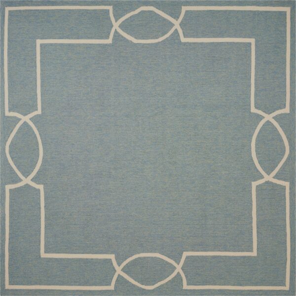 7' Square   Uv Treated Polypropylene Spa Area Rug