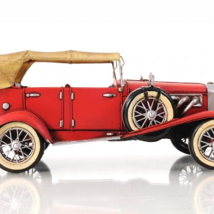 c1933 Vintage Red Duesenberg Model J Sculpture