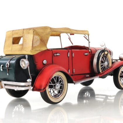 c1933 Vintage Red Duesenberg Model J Sculpture