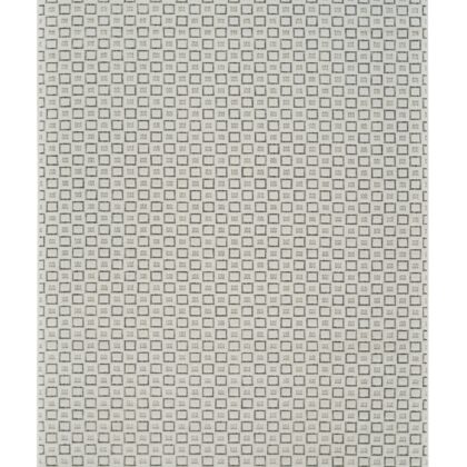 8' X 10' Cream and Beige Geometric Distressed Indoor Outdoor Area Rug