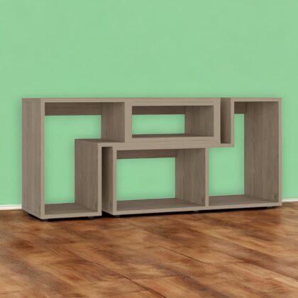 63" Open Shelving TV Stand