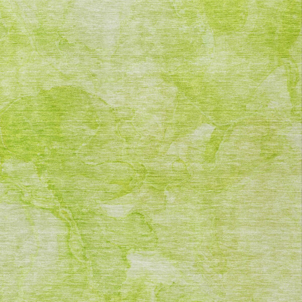10' X 14' Artichoke Green And Lime Green Nautical Washable Indoor Outdoor Area Rug