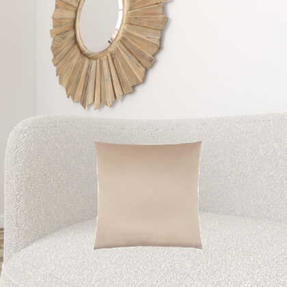 18" X 18" Gold Polyester Zippered Pillow