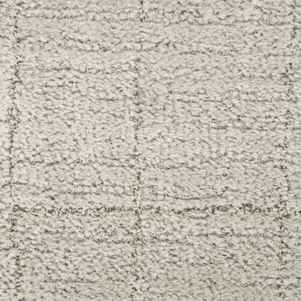 8' x 10' Beige and Ivory Abstract Power Loom Area Rug