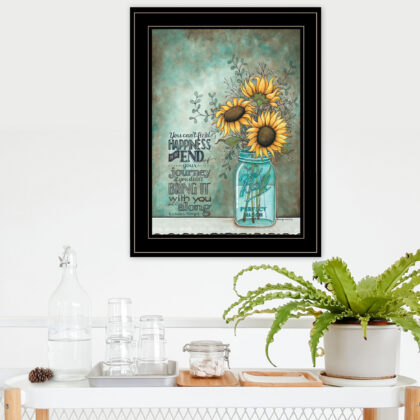 All Along 2 Black Framed Print Wall Art
