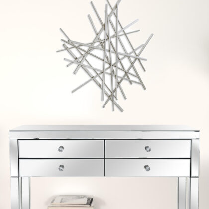 Silver Steel Wall Decor