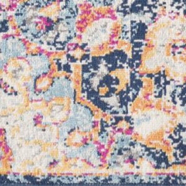 2' X 5' Cream Oriental Dhurrie Area Rug